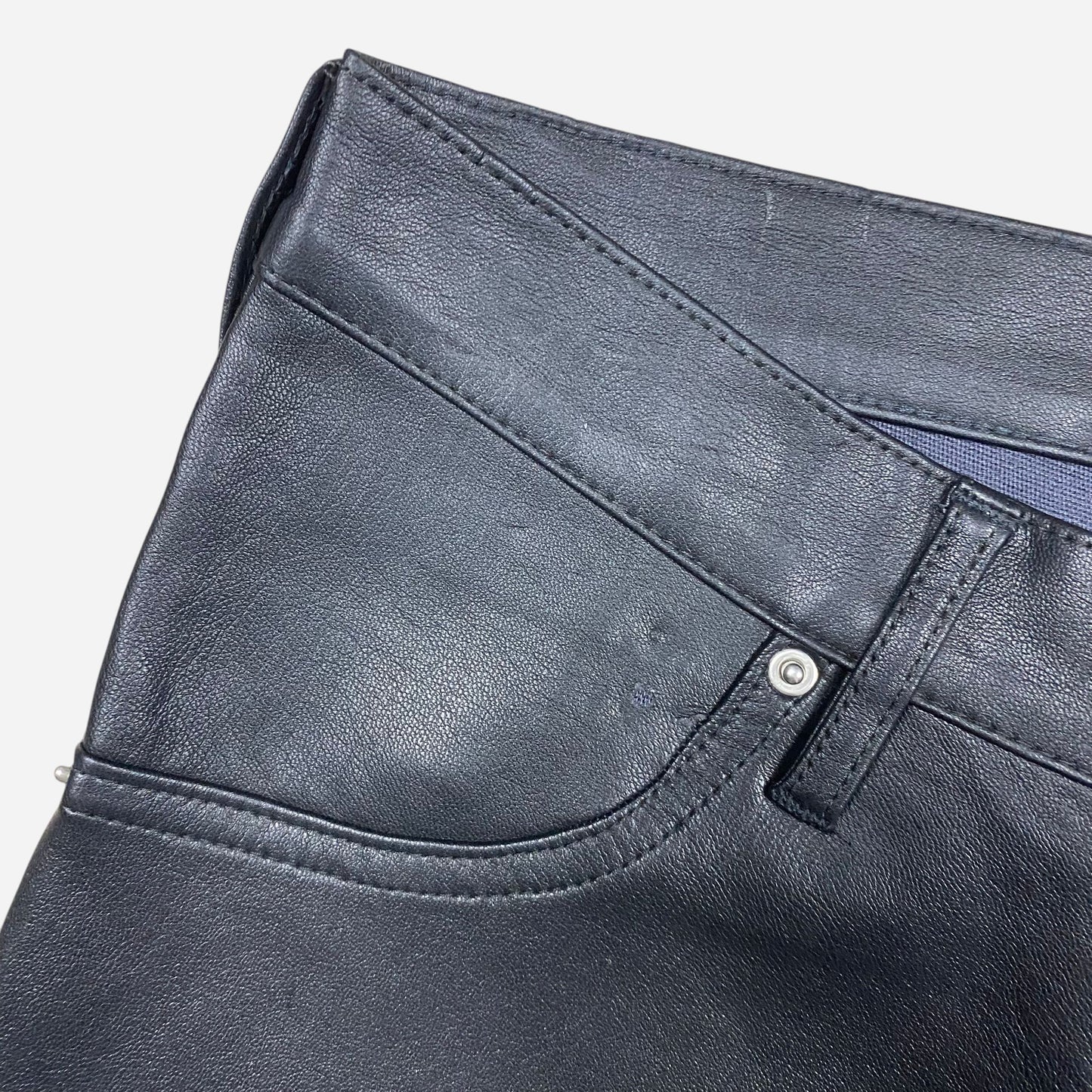 157 Women's Faux Leather Pants Size M