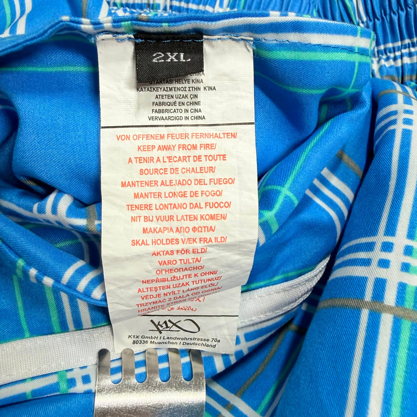 K1X Kahtepidi Kantavad Lühikesed Korvpallipüksid Suurus 2XL