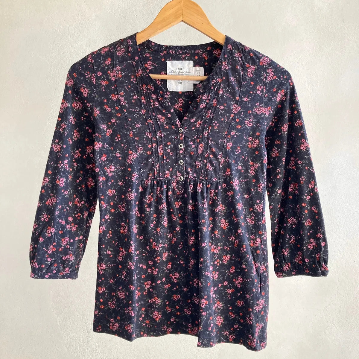 H&M Womens Floral Blouse Size XS