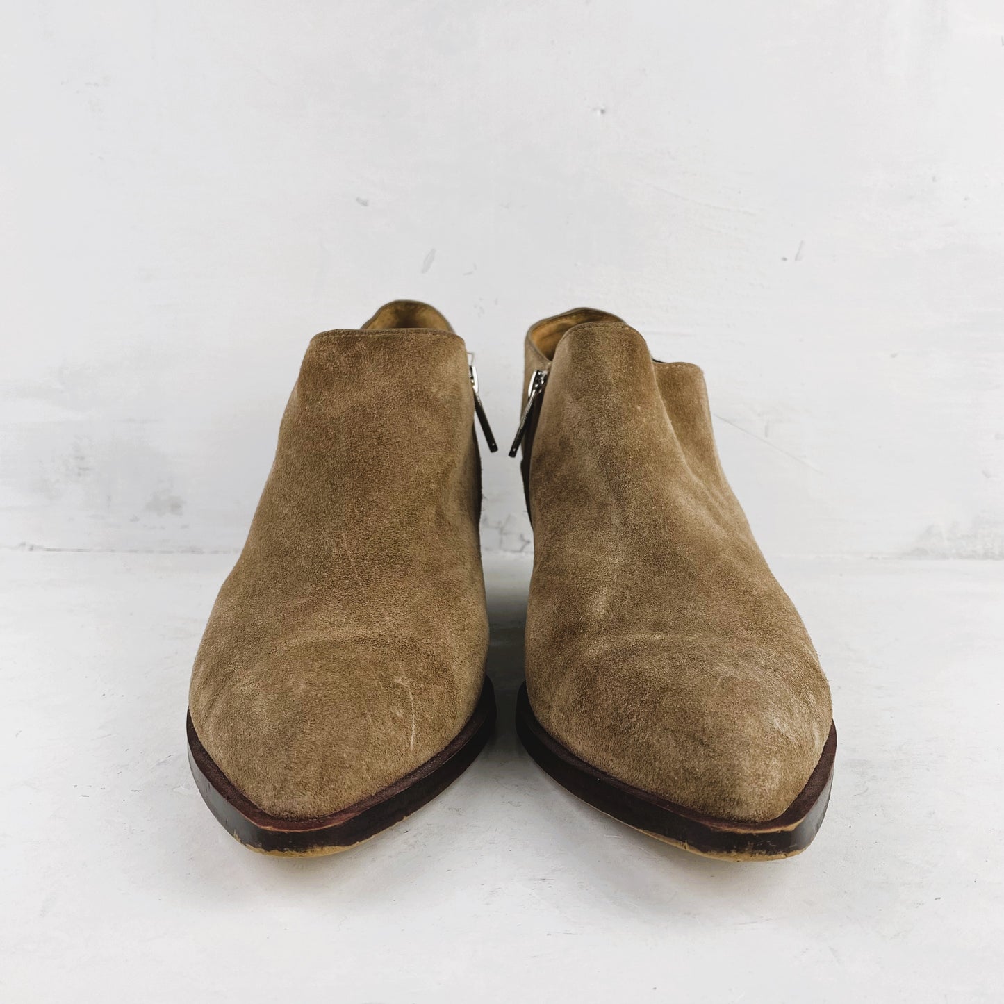 SARTO Ladies Brown Chelsea Boots Size 39.5
