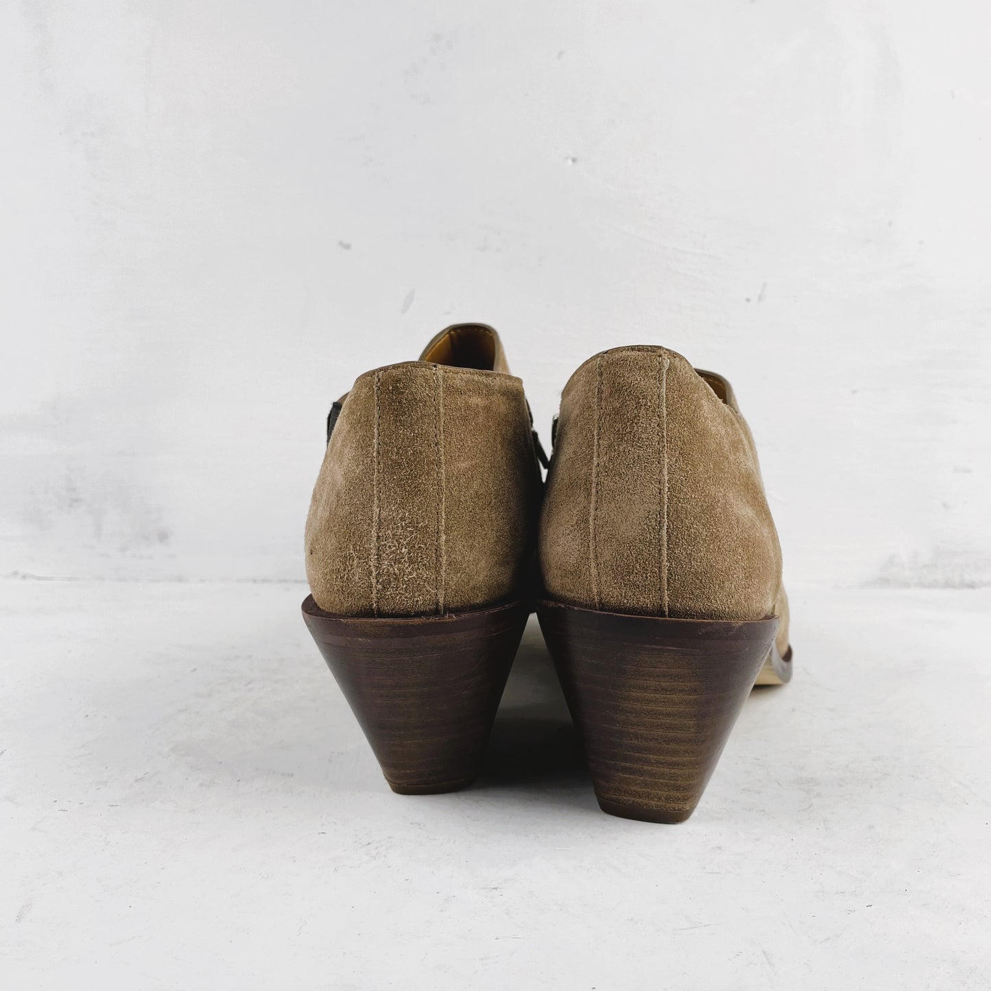 SARTO Ladies Brown Chelsea Boots Size 39.5