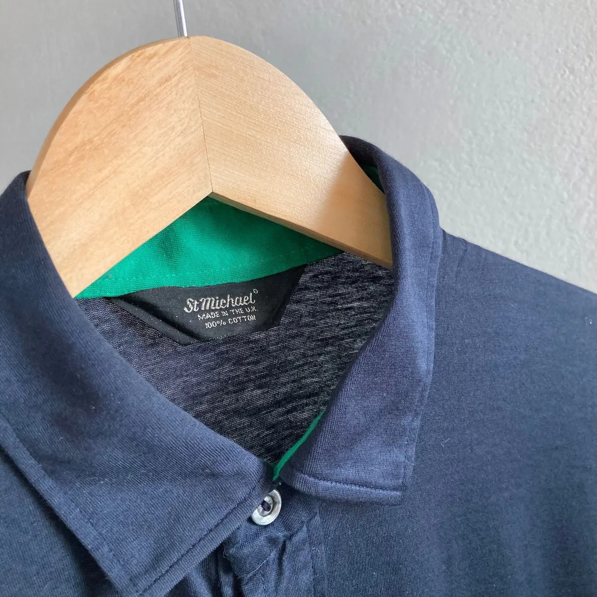 St Michael Meeste Puuvillane Polo T-Särk Suurus M