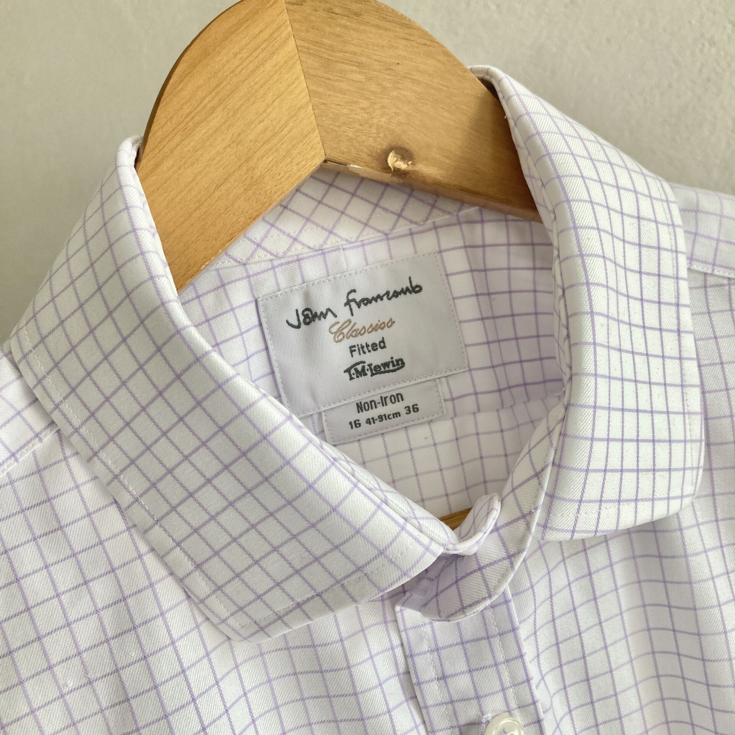 T.M. Lewin Meeste Triiksärk Krae Suurus 16