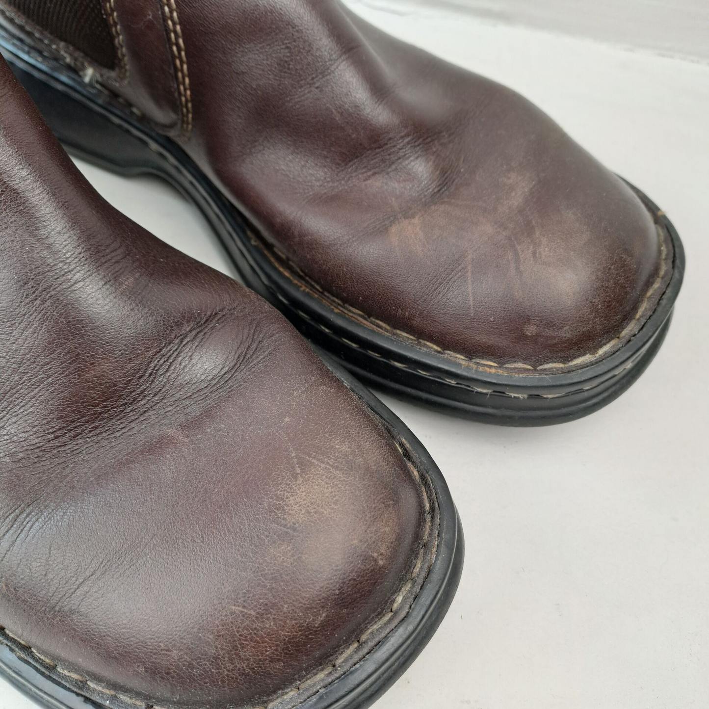 Born Ladies Brown Ankle Boots Size 38.5