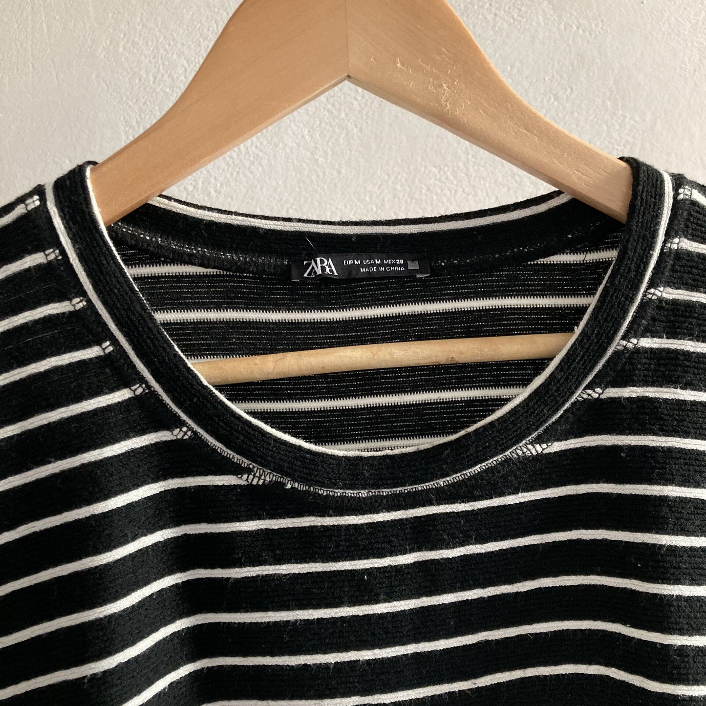 Zara Womens Striped Jumper Size M