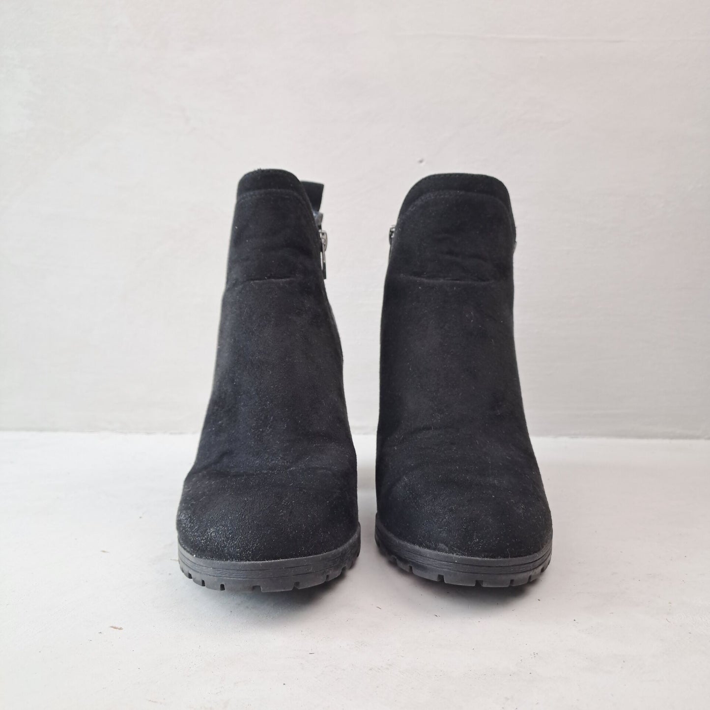 Bershka Womens Black Ankle Boots Size 37