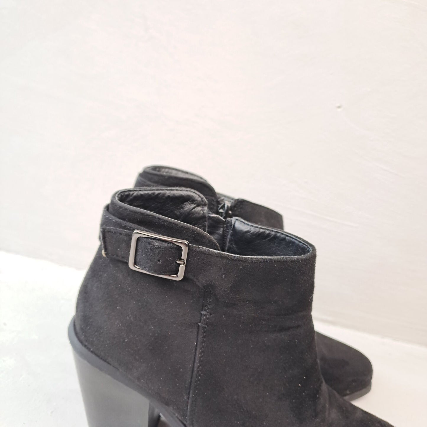 Womens Black Ankle Boots Size 36