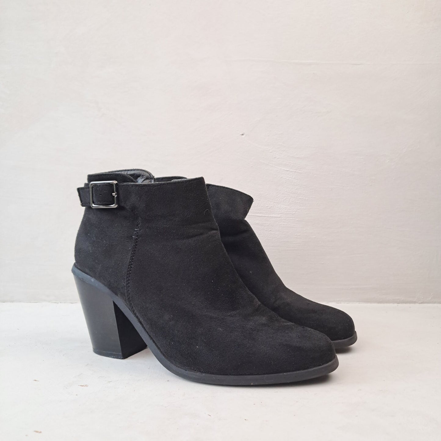 Womens Black Ankle Boots Size 36