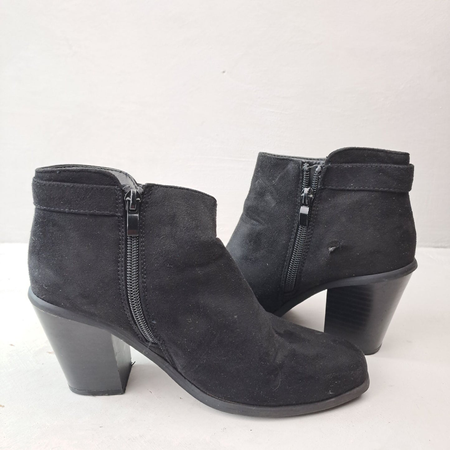 Womens Black Ankle Boots Size 36