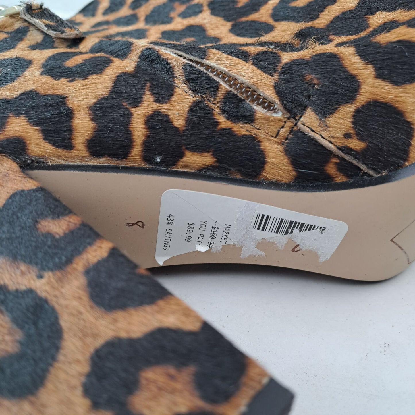 Sam Edelman Naiste CAMBELL Leopard Poolsaapad Suurus 38.5