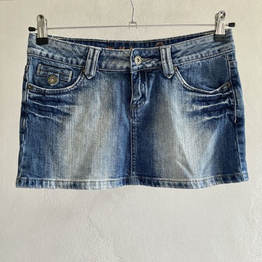 Womens Denim Mini Skirt Size 38