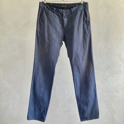 Scotch & Soda Mens Blue Trousers Size W33 L32