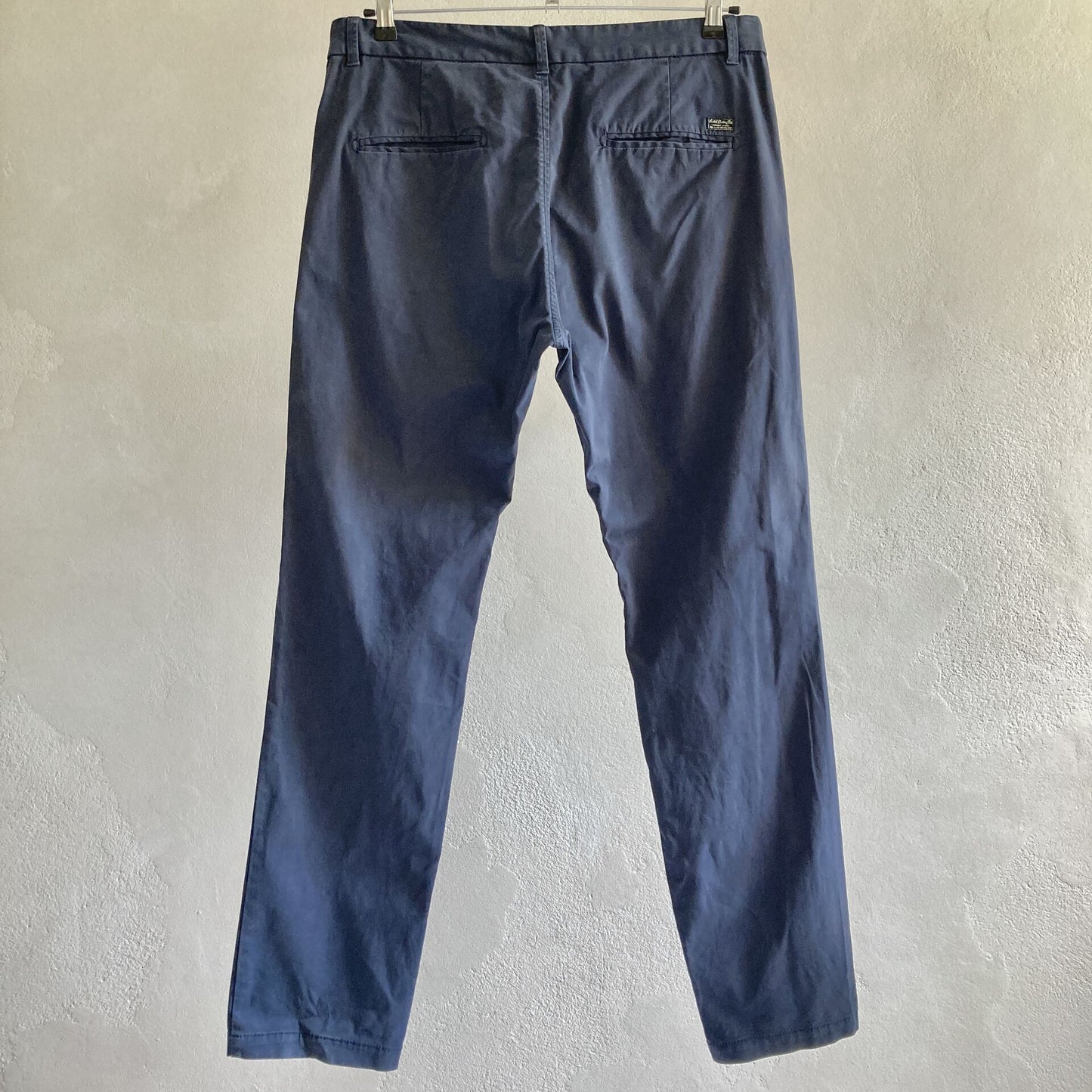 Scotch & Soda Mens Blue Trousers Size W33 L32