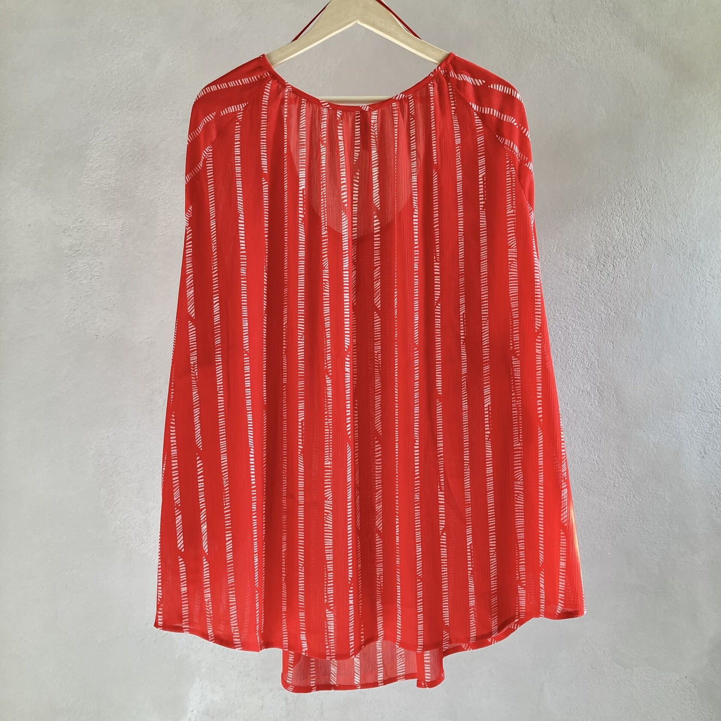 Womens Red Blouse Size 3XL