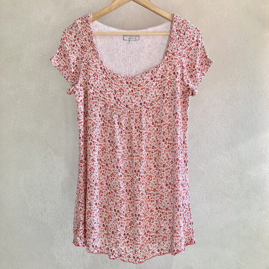 Womens Floral Blouse Size L