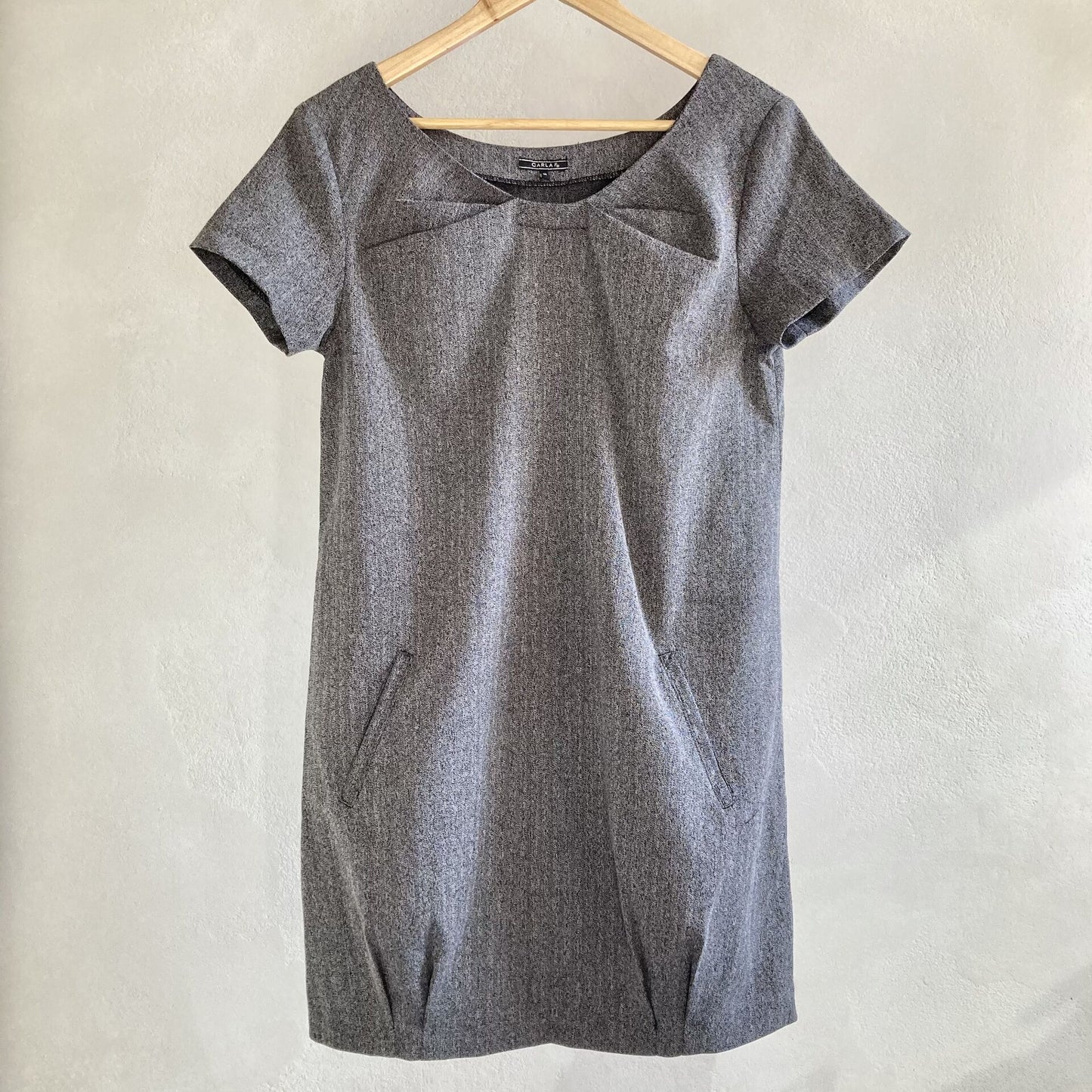 Carla F Womens Grey Dress Size 36