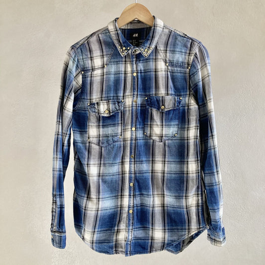 H&M Womens Check Shirt Size 38