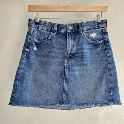 Womens Denim Mini Skirt Size 40