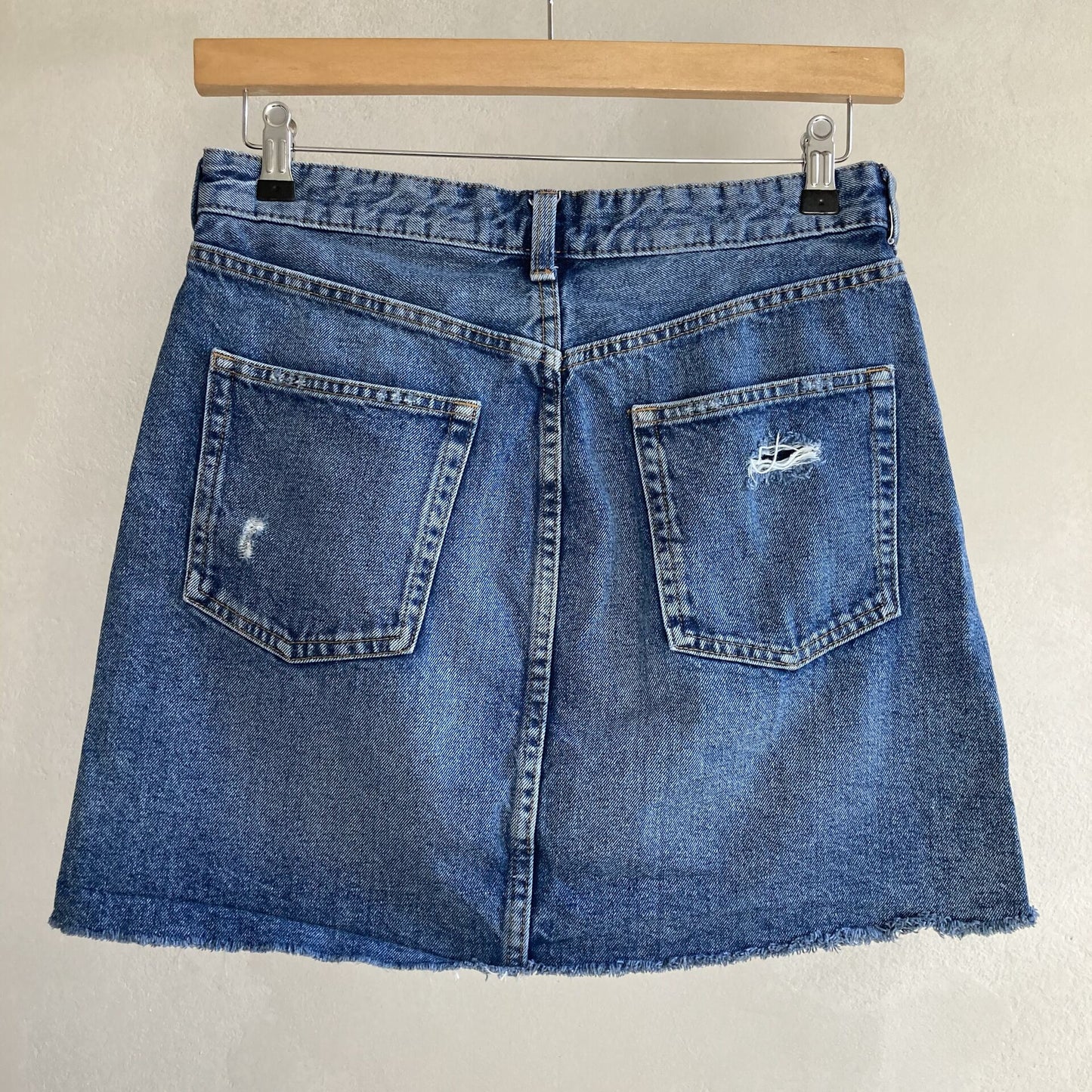 Womens Denim Mini Skirt Size 40