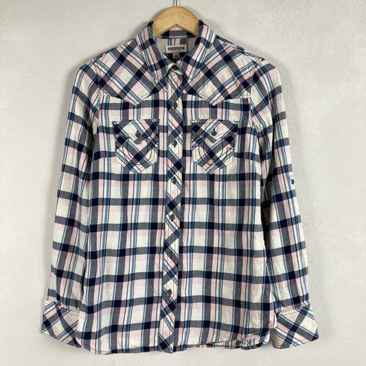 True Religion Womens Check Shirt Size M