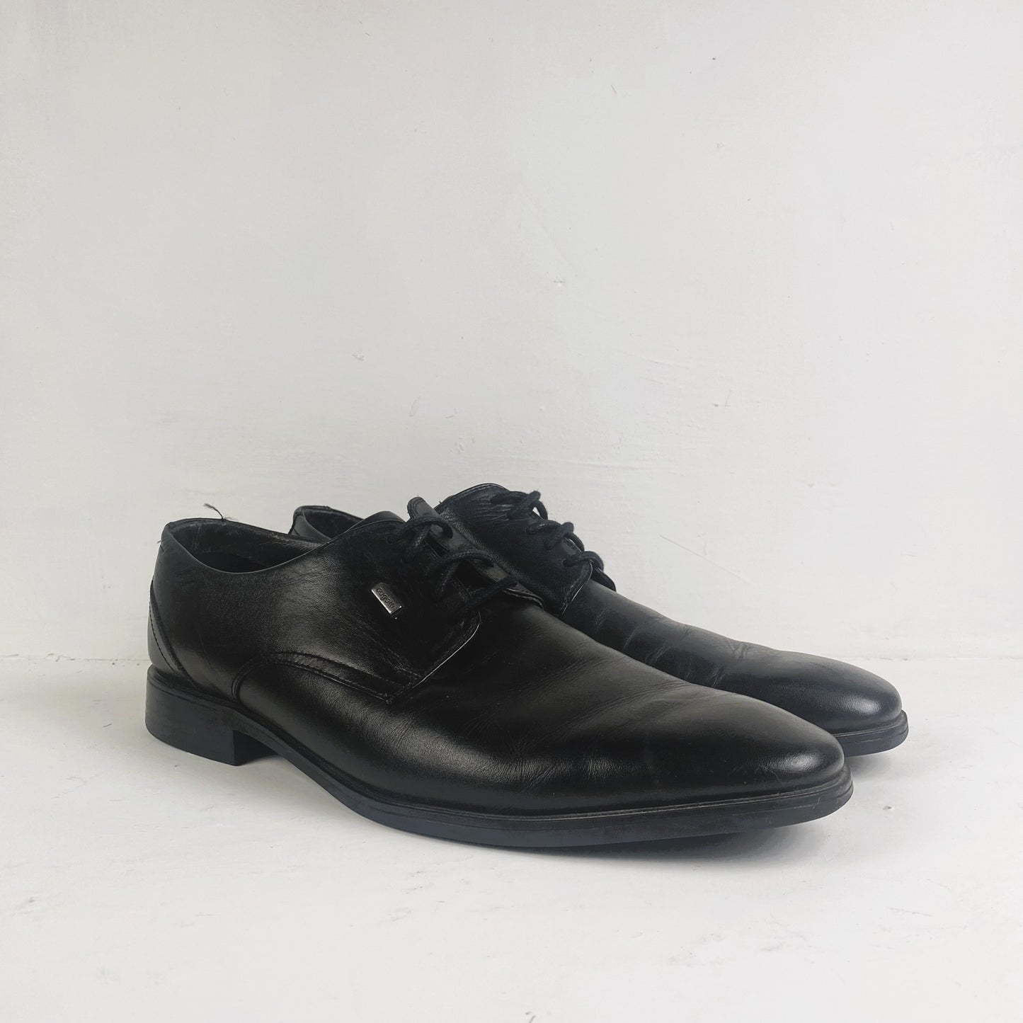 Bugatti Mens Black Lace Up Shoes Size 43