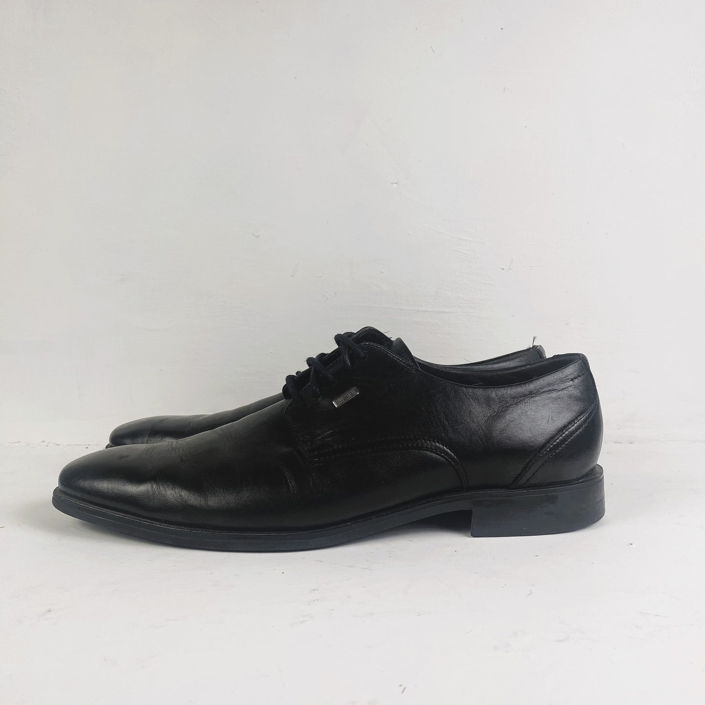 Bugatti Mens Black Lace Up Shoes Size 43