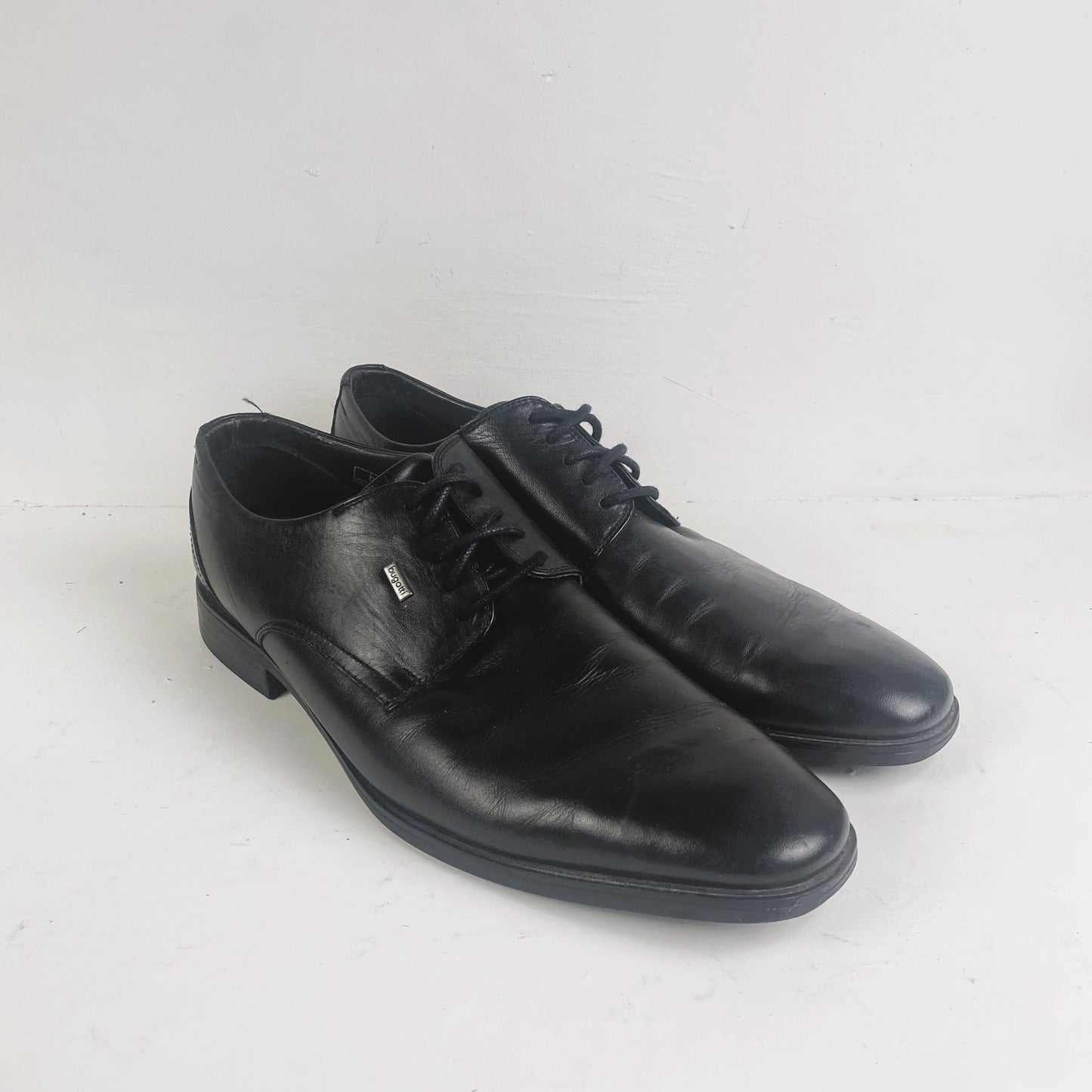 Bugatti Mens Black Lace Up Shoes Size 43