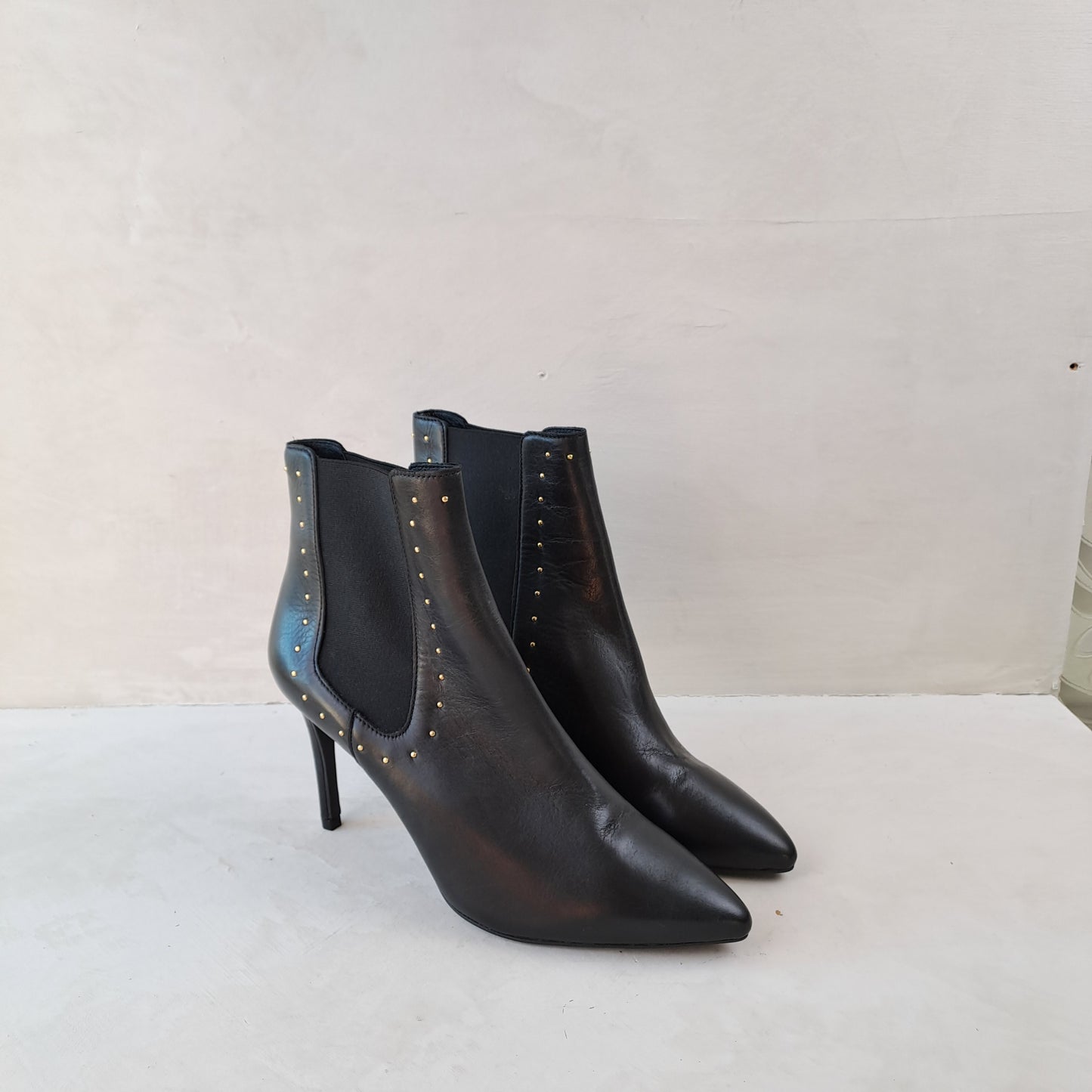 Bianco Ladies Black Ankle Boots Size 41