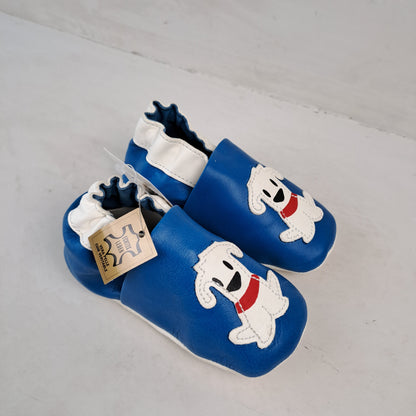 Kids Smile Blue Dog Design Shoes Size 21