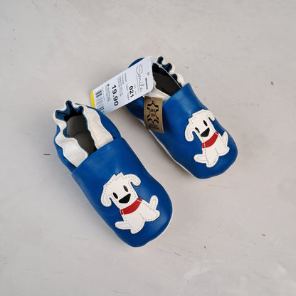 Kids Smile Blue Dog Design Shoes Size 21