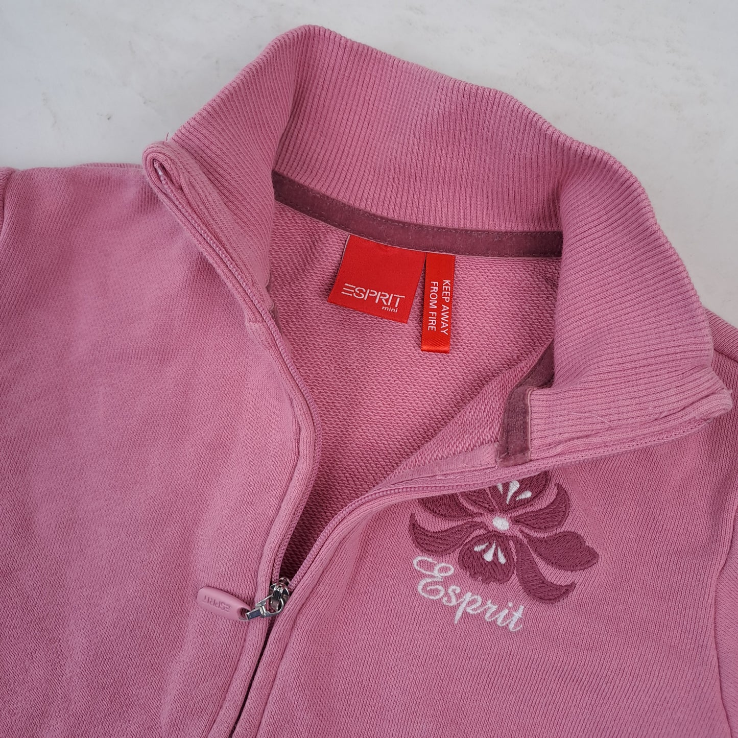 Girls Pink Full Sweatshirt Size 104/110