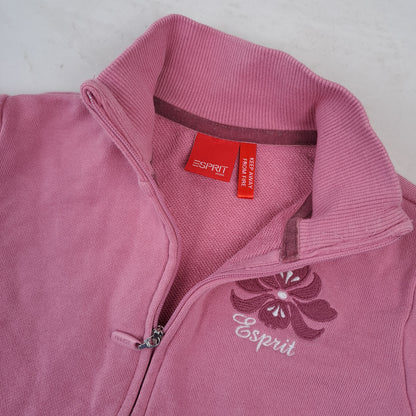 Girls Pink Full Sweatshirt Size 104/110