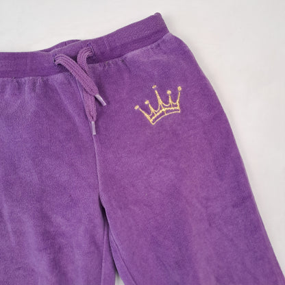 Girls Purple Lotta & Lassi Joggers Size 98