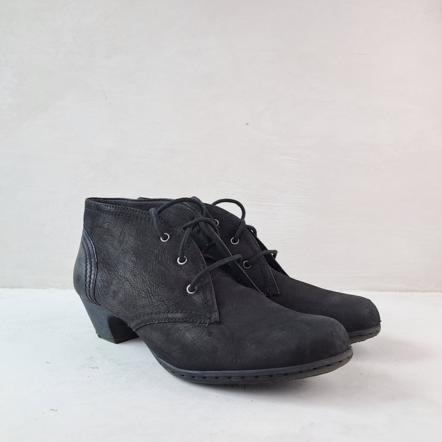 Rockport Ladies Black Ankle Boots Size 39