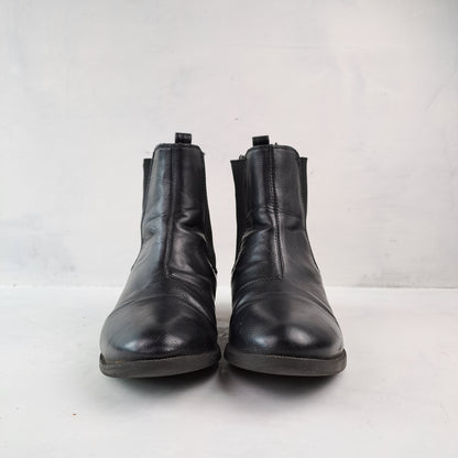 VOX Ladies Black Chelsea Boots Size 37