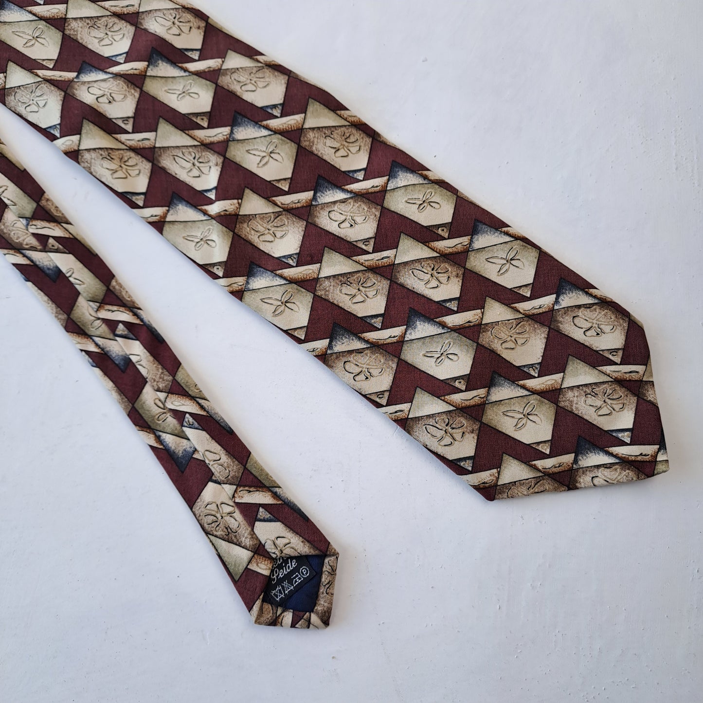 Papillon Mens Silk Tie Brown