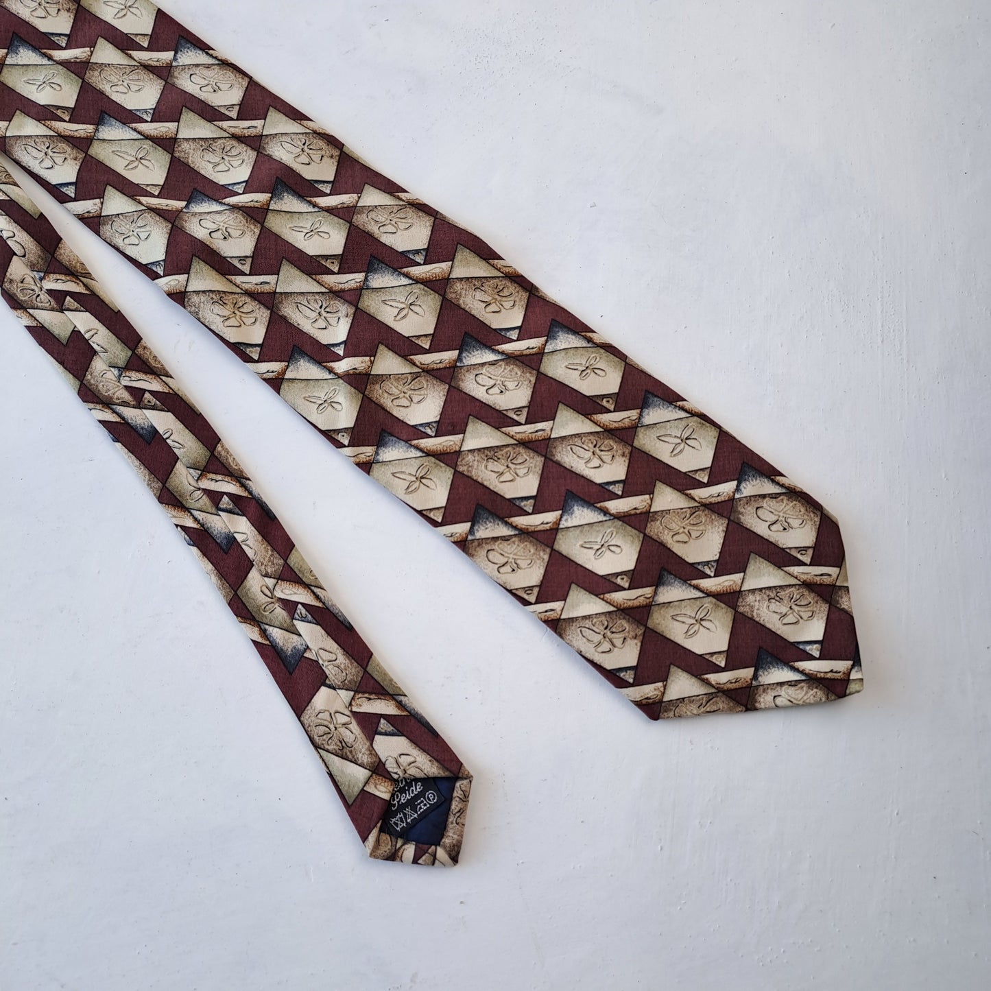 Papillon Mens Silk Tie Brown