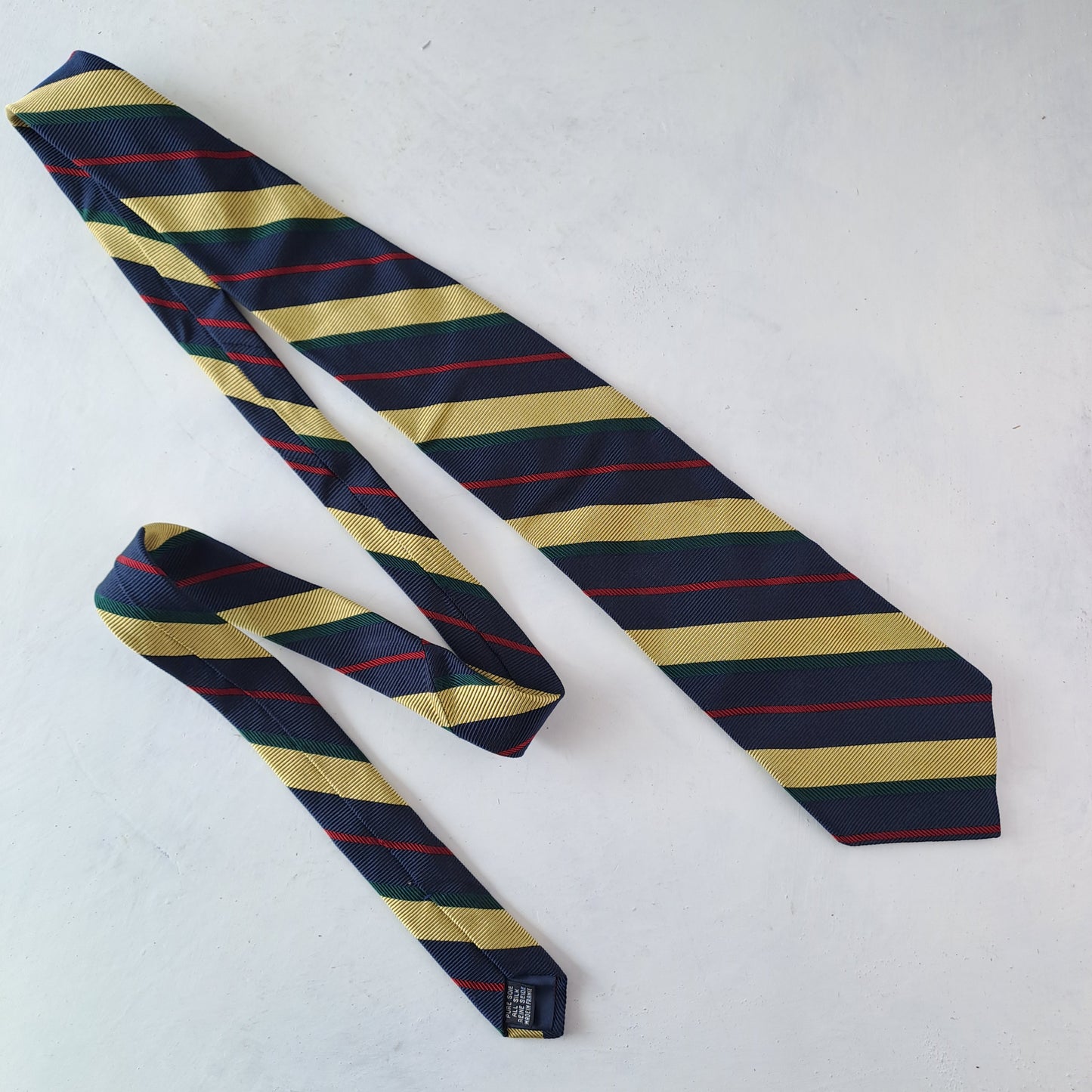 REPS & TWILL Mens Striped Silk Tie