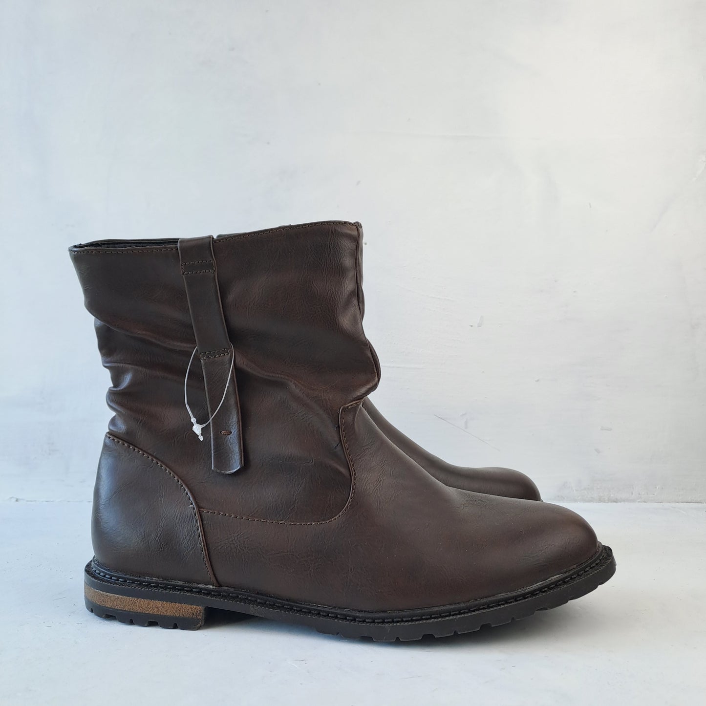 Ladies Brown Ankle Boots Size 38