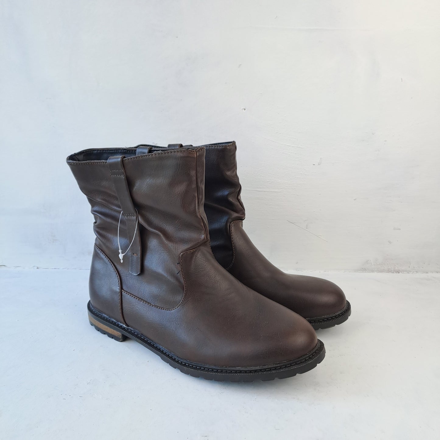 Ladies Brown Ankle Boots Size 38