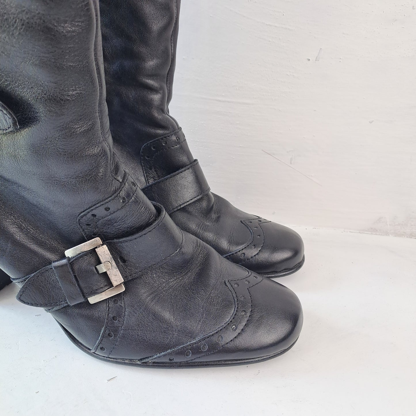 Tamaris Ladies Leather Long Boots Size 39