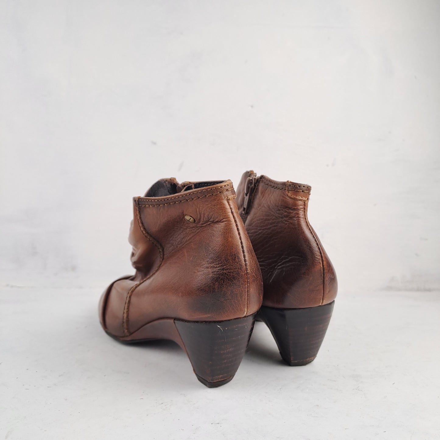 Pikolinos Womens Brown Ankle Boots Size 36