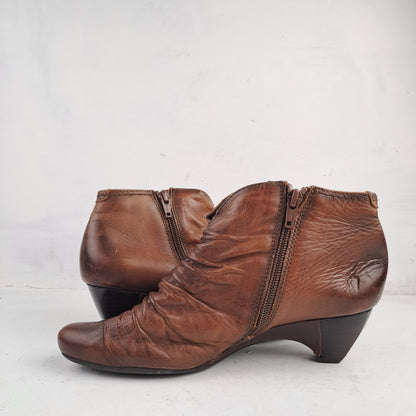 Pikolinos Womens Brown Ankle Boots Size 36