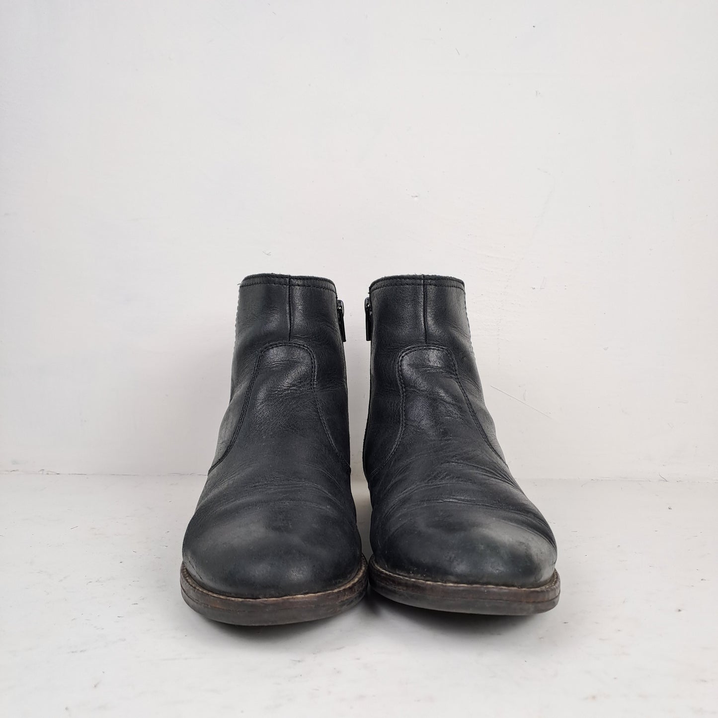 Ladies Black Ankle Boots Size 37