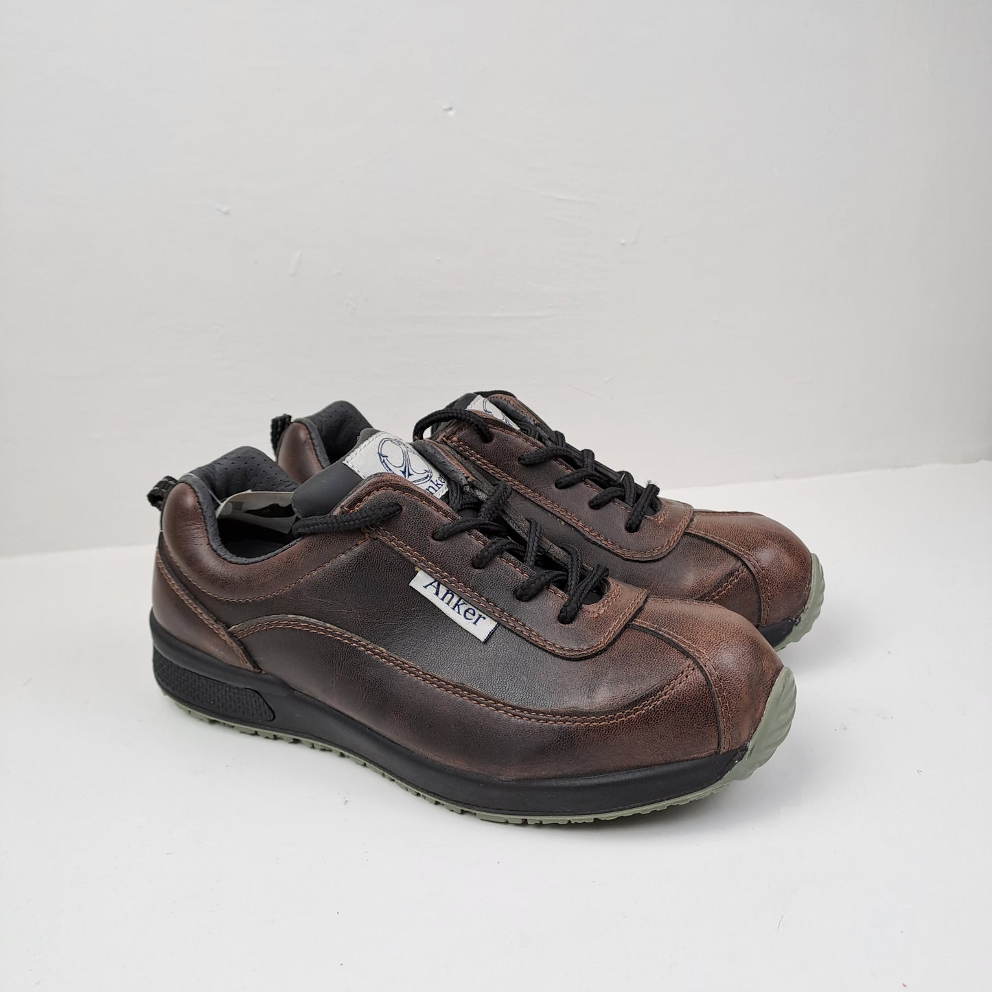 Anker Womens Brown Boost S3 Safety Trainers Shoes Size 37