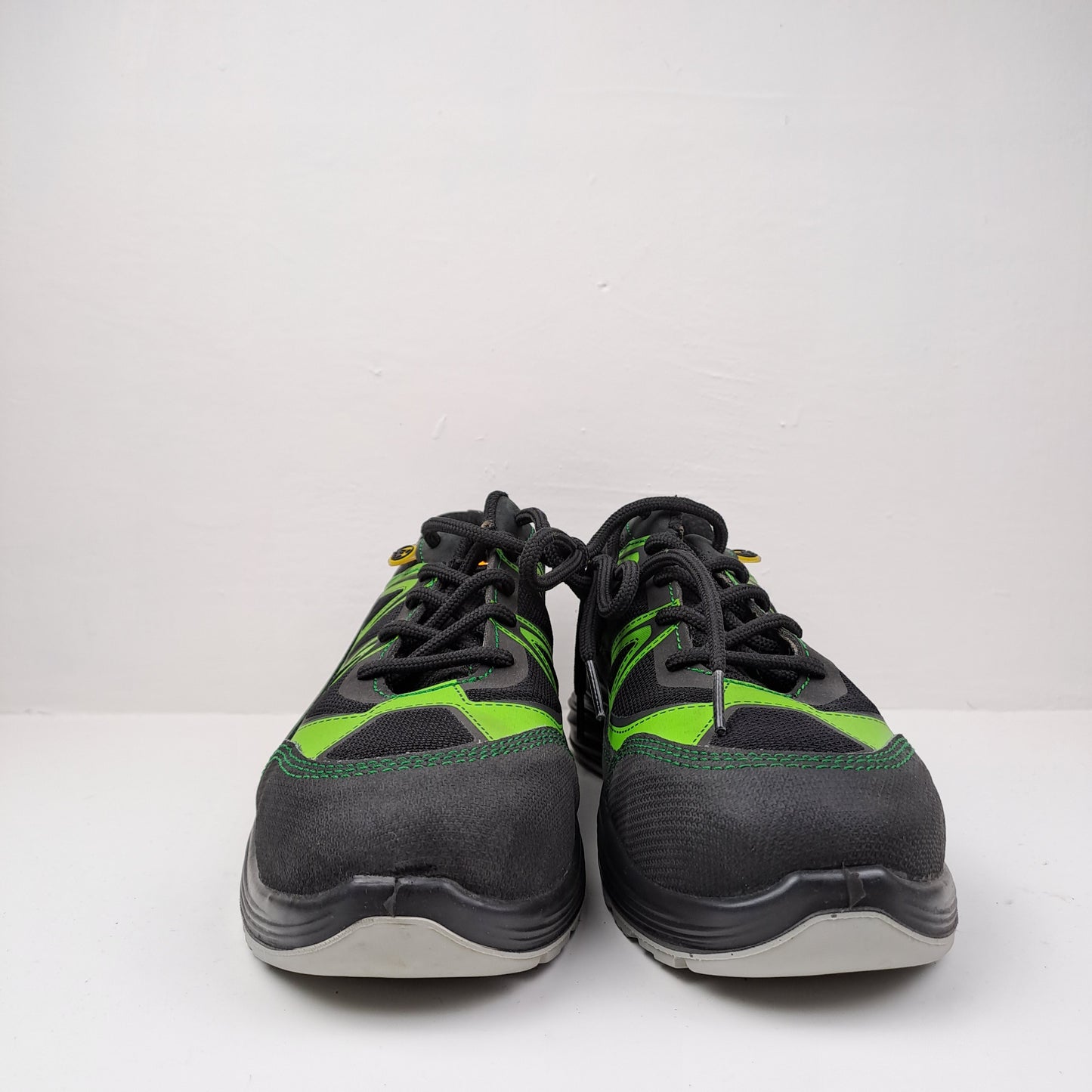 ESD Womens S1P  Black / Green Safety Trainers Size 39