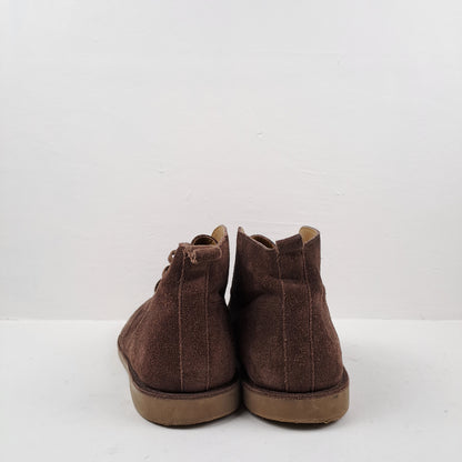 Lands End Womens Brown Chukka Boots Size 37