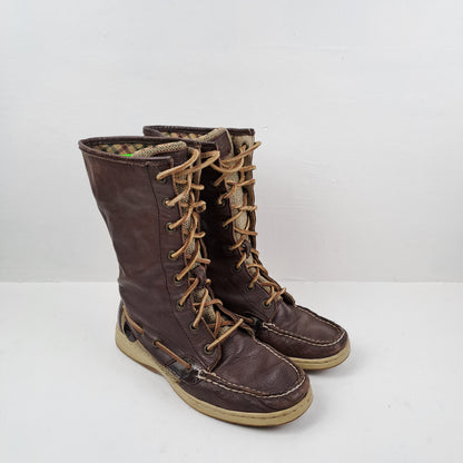 Sperry Womens Brown Boots Size 37