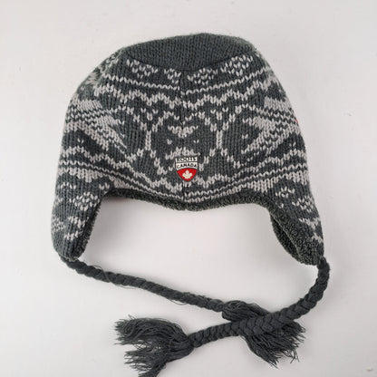 Roots Mens Grey Winter Hat