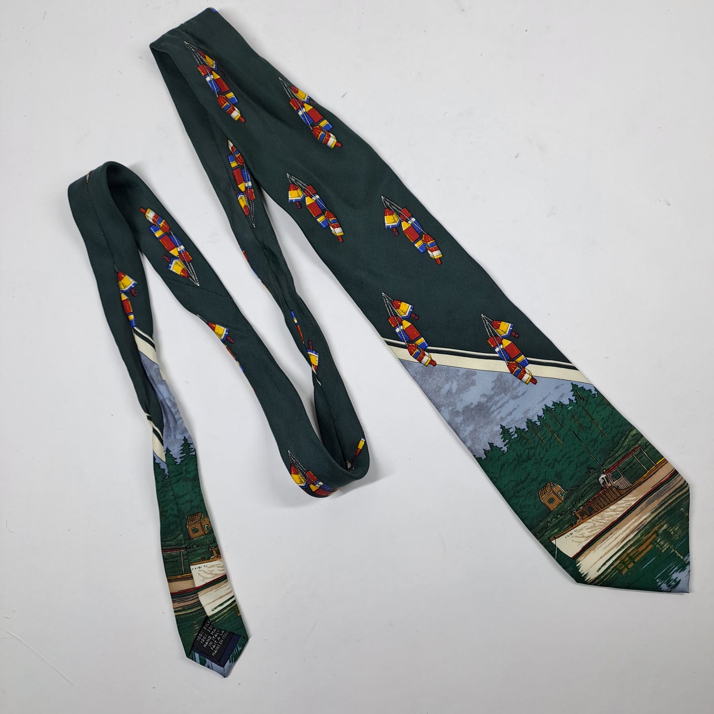 GANT Mens Multicolored Silk Tie